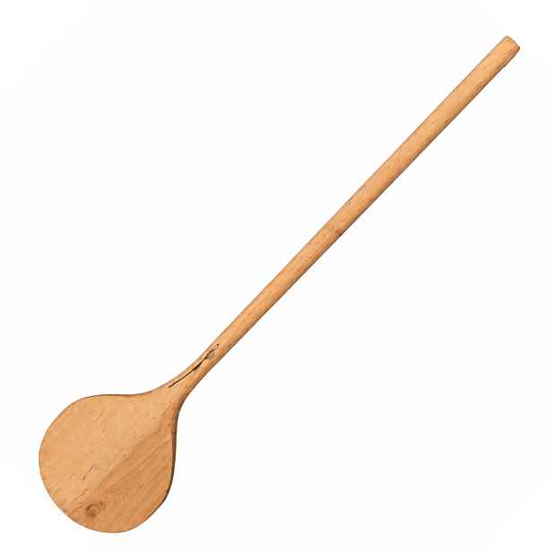 Royal Kitchen Dlouhá dřevěná lopata na pizzu kulatá, 155cm, 60257