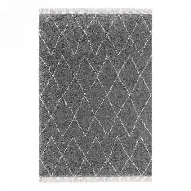 Šedý koberec Mint Rugs Jade, 80 x 150 cm