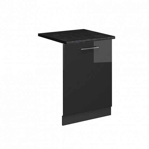 Vicco ČELNÍ PANEL MYČKY Fame-Line Antracitový vysoký lesk 60 cm , PD Antracit