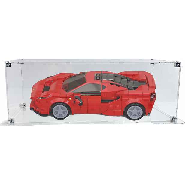 Vitrína s podstavcem Drewlandia pro stavebnici Lego 76895 Ferrari F8 Tributo