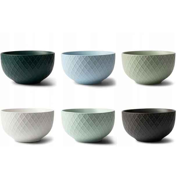 6 x Velká Keramická Miska 850 ML Na Vločky Polévky Bowls Salátové Dezerty