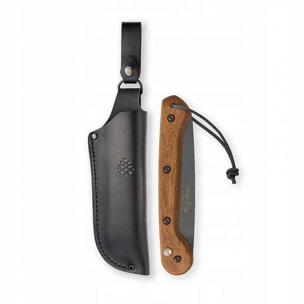 Bushcraftová pila Premium 180 mm kožená Pochva|Ocel v oxidu