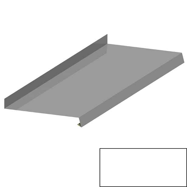 Parapet RS312S-30 SP 25 RAL 9010 bílá