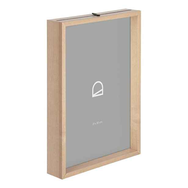 Stojací rámeček v přírodní barvě 22,5x31,5 cm Flavina – Kave Home