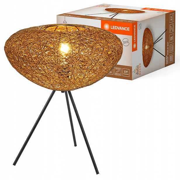 Stolní lampa Stojící Dekorativní stolní lampa E27 Béžová Usb-c Decor