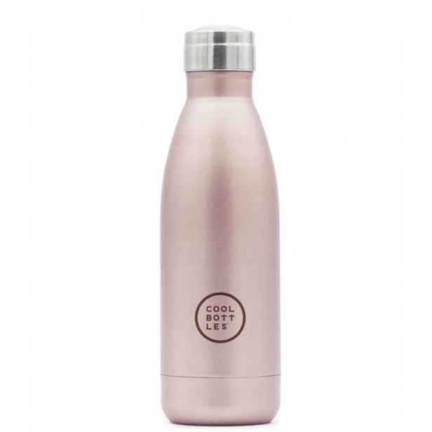 Termoska Triple cool 350 ml Metalická růžová Cool Bottles