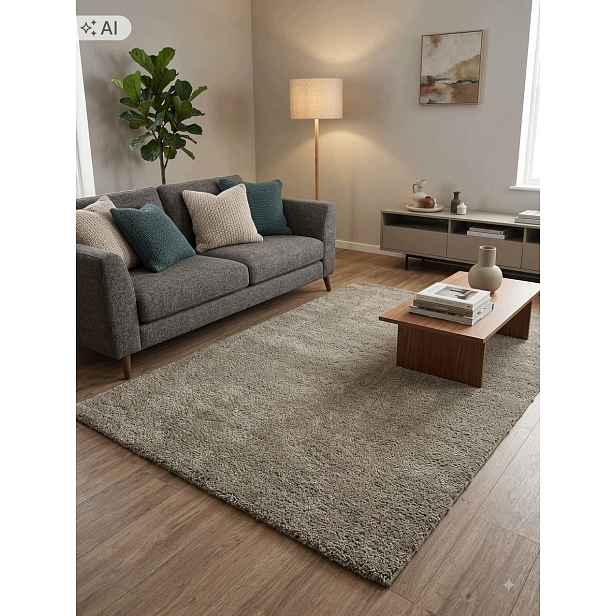 Koberec do obývacího pokoje 160 x 230 cm, vícebarevný, měkký vlas, plyšový