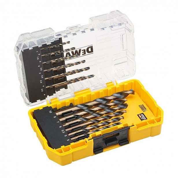 DeWALT - 19dílná sada vrtáků do kovu, Black and Gold DT70728