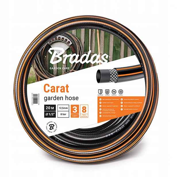 Hadice 8 bar Carat 1/2 palce 20 m hadice pro zavlažování