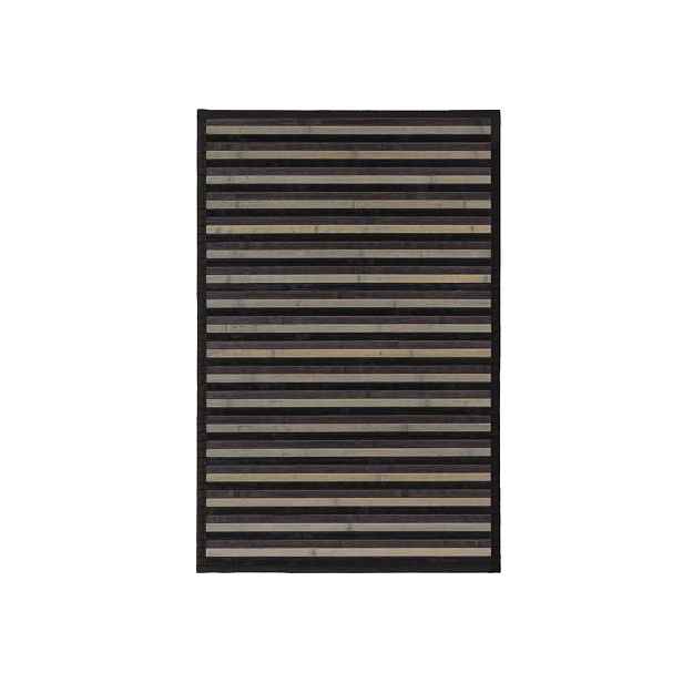 Šedý bambusový koberec 60x90 cm – Casa Selección