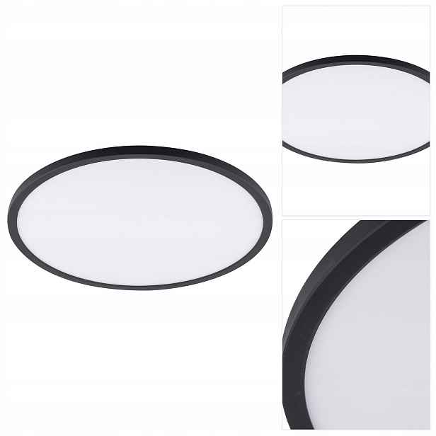 Stropní Svítidlo černý Aqua IP54 moderní pro vlhké prostory Tk Lighting