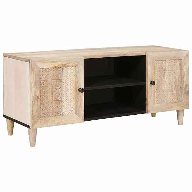 vidaXL TV jednotky s policí Bílá 105 x 33 x 46 cm Kompozitní dřevo