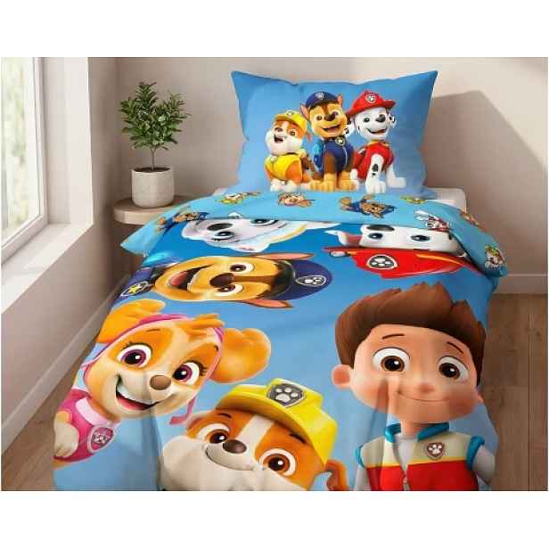 Dětské povlečení Paw Patrol, modré