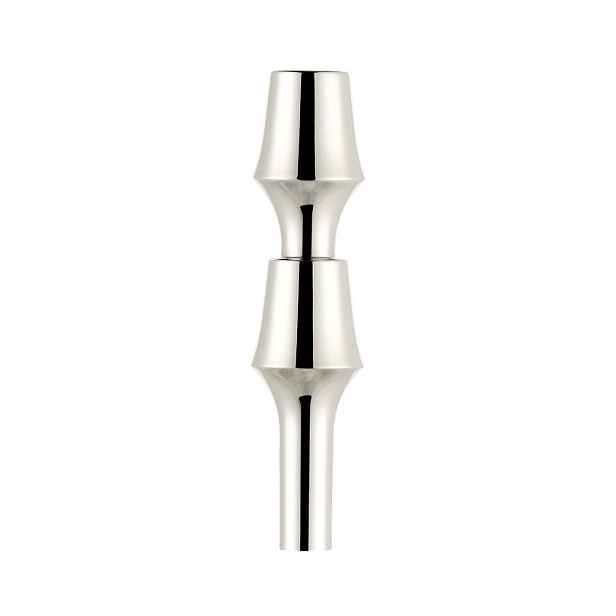 Kovová váza v leskle stříbrné barvě (výška 11 cm) BMF – STOFF Nagel