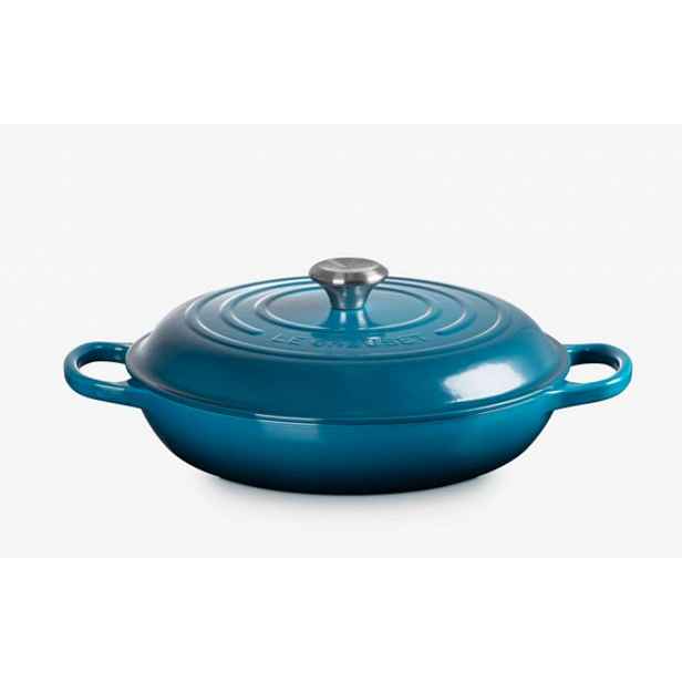 Le Creuset Signature - Pekáč s poklicí, objem 3,5 l, deep teal 21180306422430