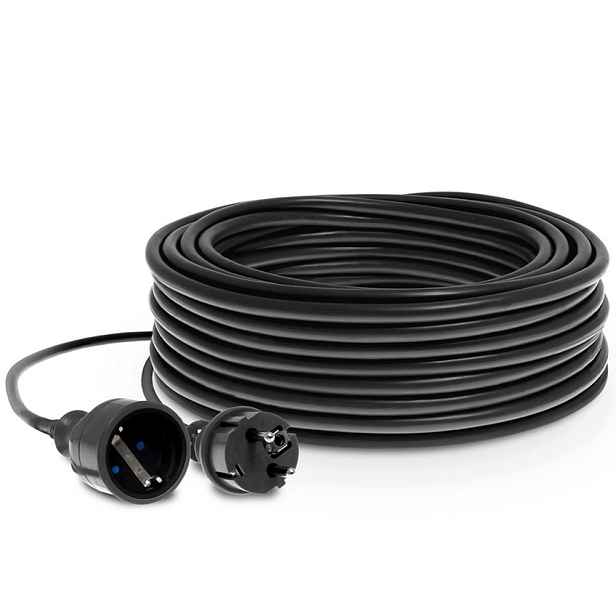 Prodlužovací Kabel Gumový Kel 3x1,5 H05RR-F Jednozásuvkový Z/u Schuko 15 Metrů