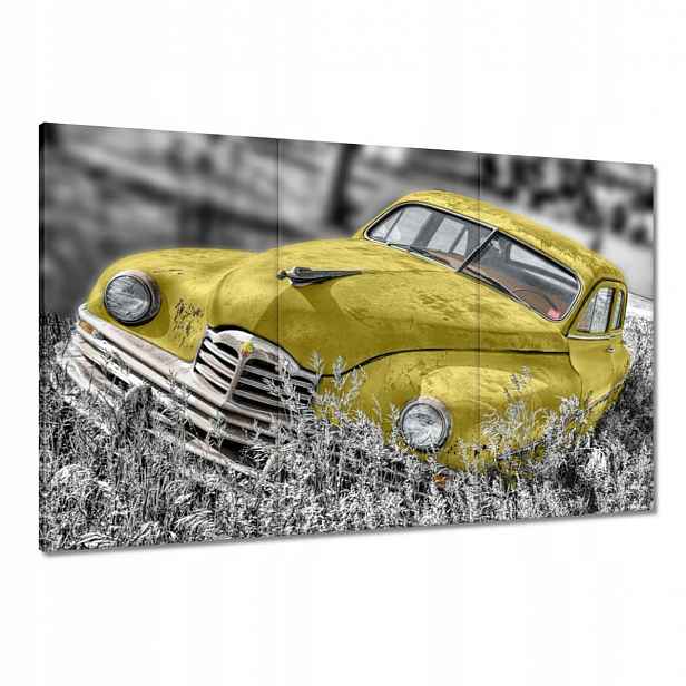Obrazy 120x80 Žlutý oldtimer