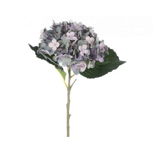 Umělá kytice Hortenzie 50 cm, modrá