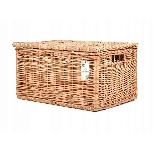 Kufřík Proutěný box Kontejner na hračky Krabička 50 cm