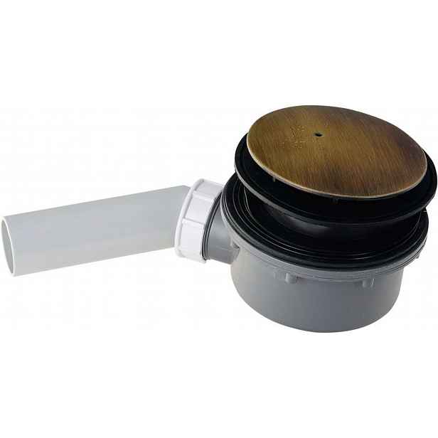 Sapho Kerasan Retro - Vaničkový sifon RETRO, průměr 90 mm, bronz 905693