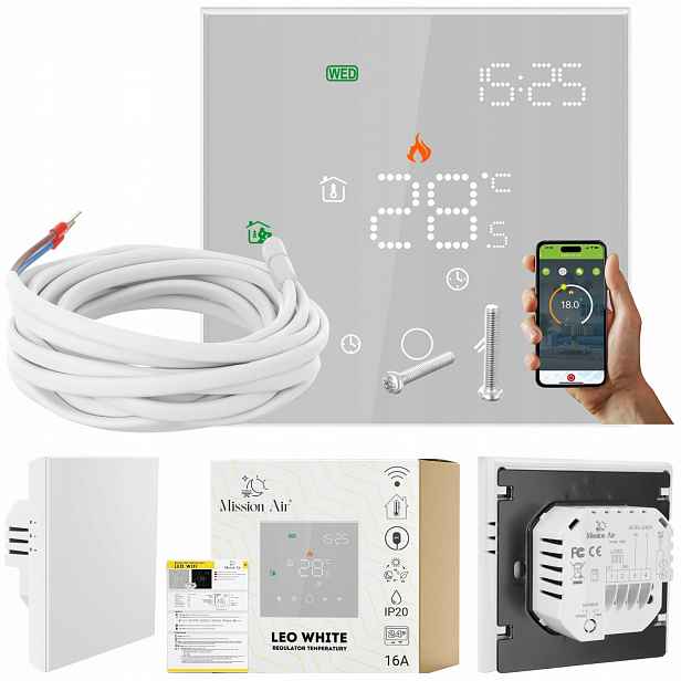 Regulátor teploty pokojový termostat Mission Air Leo WiFi senzor