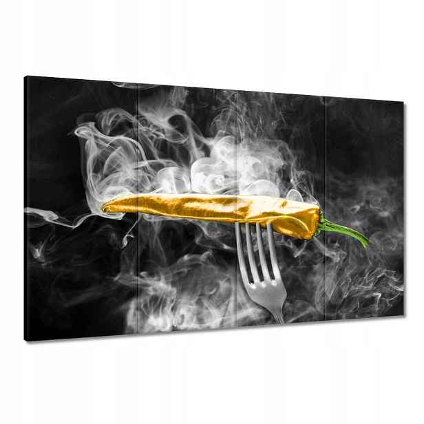 Obrazy 120x80 Žlutá ostrost v kuchyni