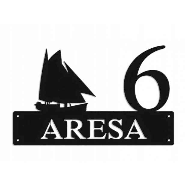 Číslo Na Dům 60 cm Tabule Adresa Ocel 2 mm Grafika 5710
