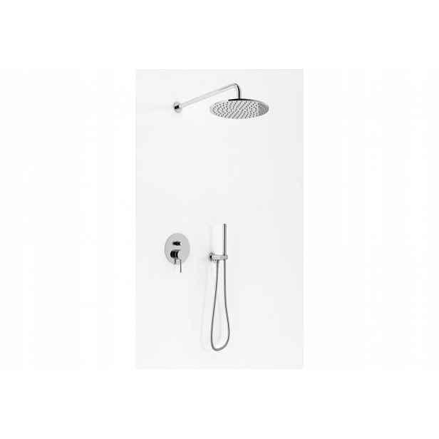 Sprchový set s dešťovou sprchou 25 cm a hlavicí Kohlman Axel QW210AR25