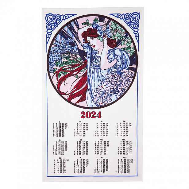Textilní kalendář Panna 2024