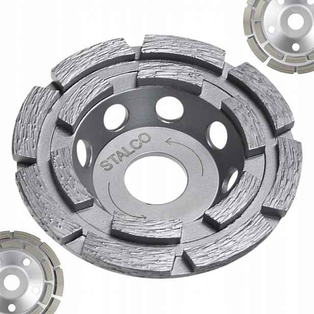 Stalco Diamantový kotouč hrncový 180 mm 2-řadý betonový kámen