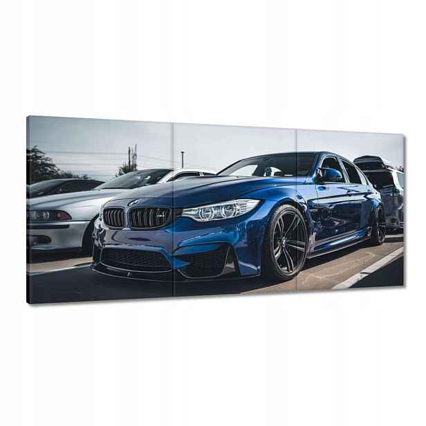 Obrazy 210x100 Modré Bmw M3 Auto