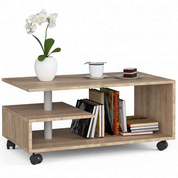 RAUMHIRSCH FURNITURE KONZOLOVÝ STOLEK dub Sonoma 40/90/51