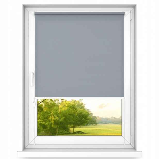 Roleta bez zatloukání Šedá 80 x 130 cm mini basic – jednoduchá, rychlá montáž