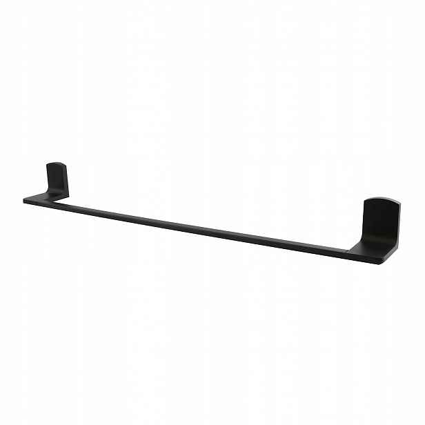 Spirella nástěnný držák na ručníky Taku, matná černá, ocel, 60 cm