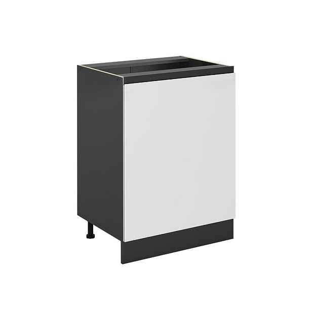 Vicco SPODNÍ SKŘÍŇKA KUCHYŇSKÉ LINKY R-Line, Bílá/Antracit, 60 cm s 1 dveřmi bez pracovní desky