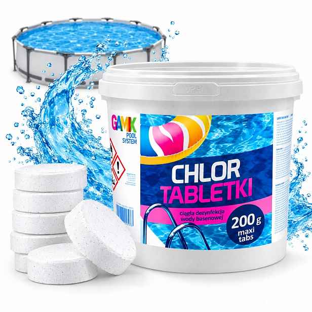 Best Way Chlorové Tablety Multi 5KG 200G 25 Ks Long Tabs Do Bazénu Chemie