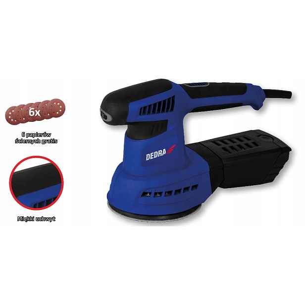 Dedra Excentrická Bruska 430W Ded 7947