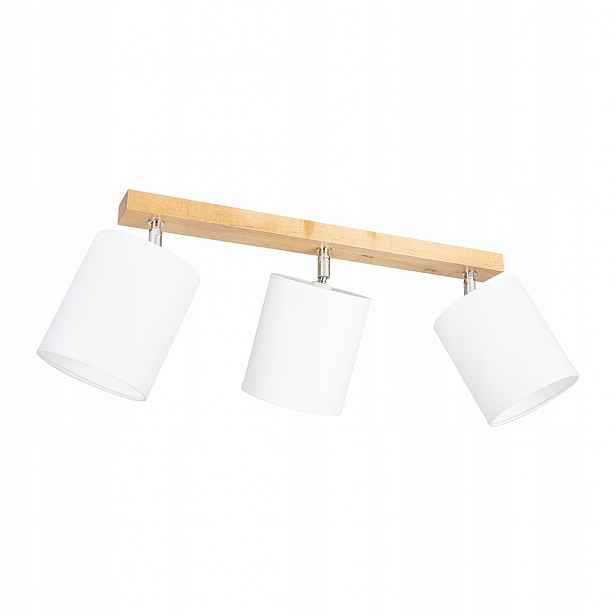 Lišta Dřevo Závěsná Lampa Stropní Svítidlo Stropní Stínidlo Bílá