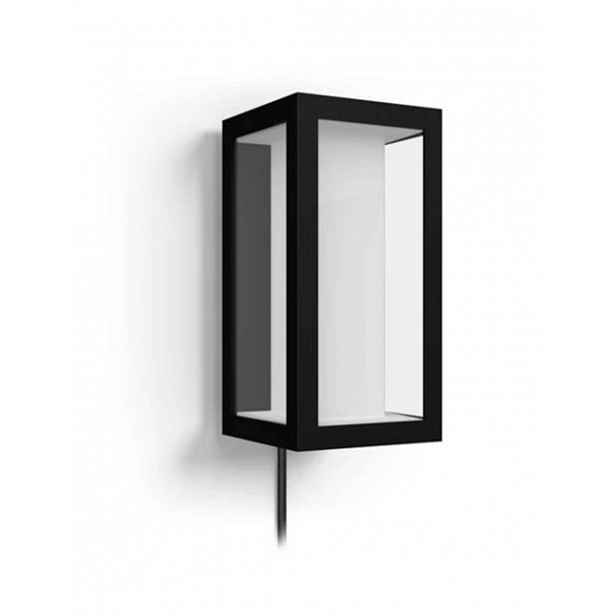 Philips Hue Impress - Chytré nástěnné venkovní LED svítidlo, 24x14 cm, černá 915005842101