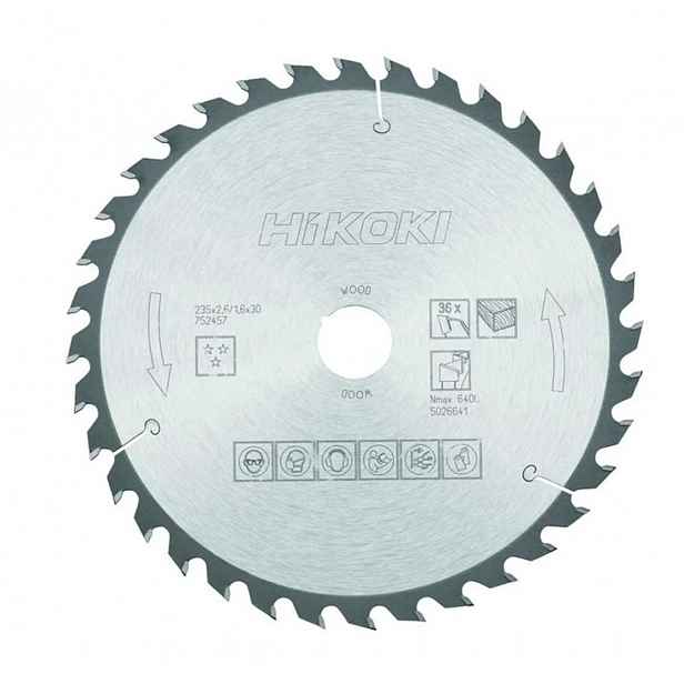 HiKOKI - Pilový kotouč na dřevo 235x30 mm, 36 zubů 752457
