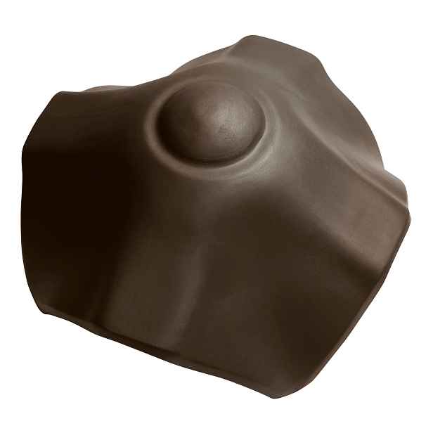 Hřebenáč rozdělovací X valbový Tondach 21 cm engoba tmavě hnědá