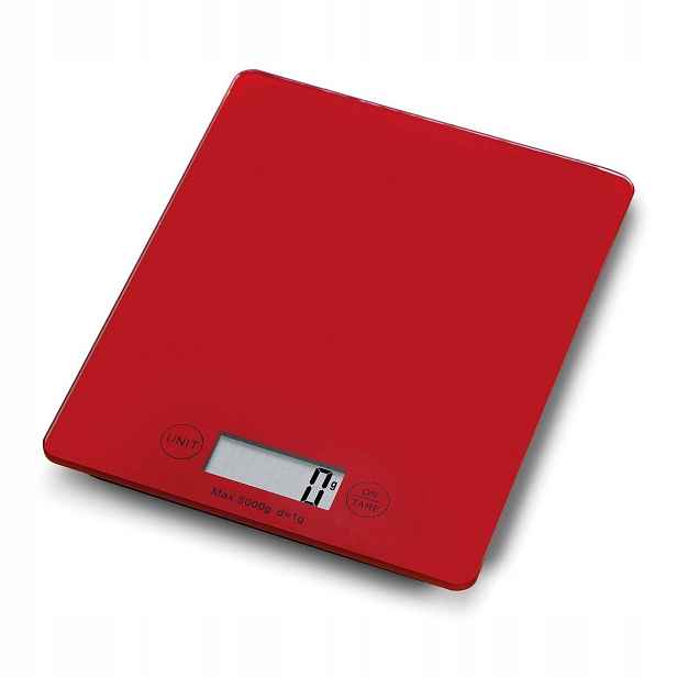 Kuchyňská váha digitální Weis, červená, 5 kg