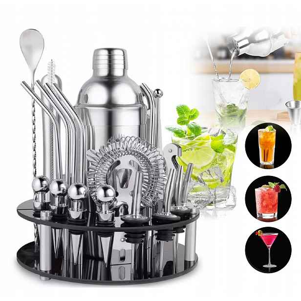 Profesionální barmanský set na koktejly 30v1 Shaker