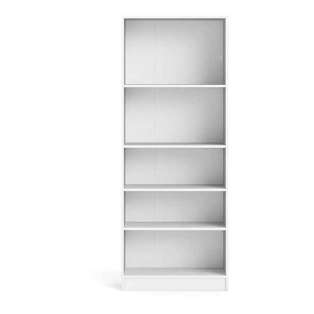 Bílá knihovna 79x203 cm Basic - Tvilum