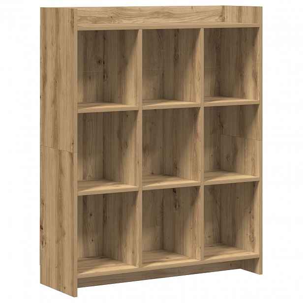 vidaXL knihovna 9 úrovní 87,5 x 30 x 111 cm Kompozitní dřevo
