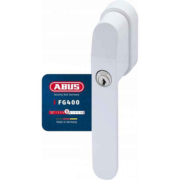Klika Okenní Uzamykatelná Na Klíč Hliníková Horizontální