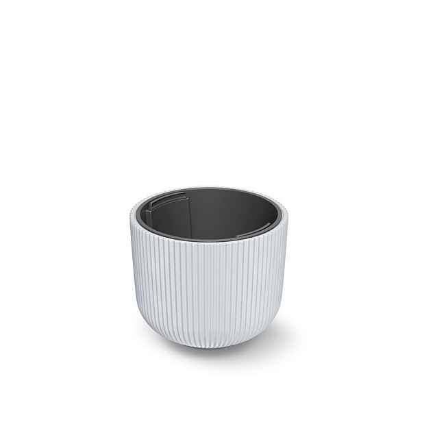 Prosperplast Květináč MILLA V bílý, varianta 23,9 cm