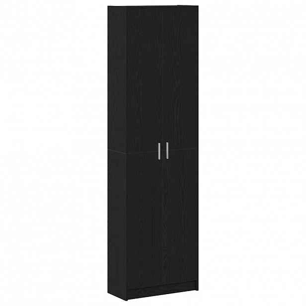 vidaXL Šatní skříň Černý dub 55 x 25 x 189 cm Kompozitní dřevo