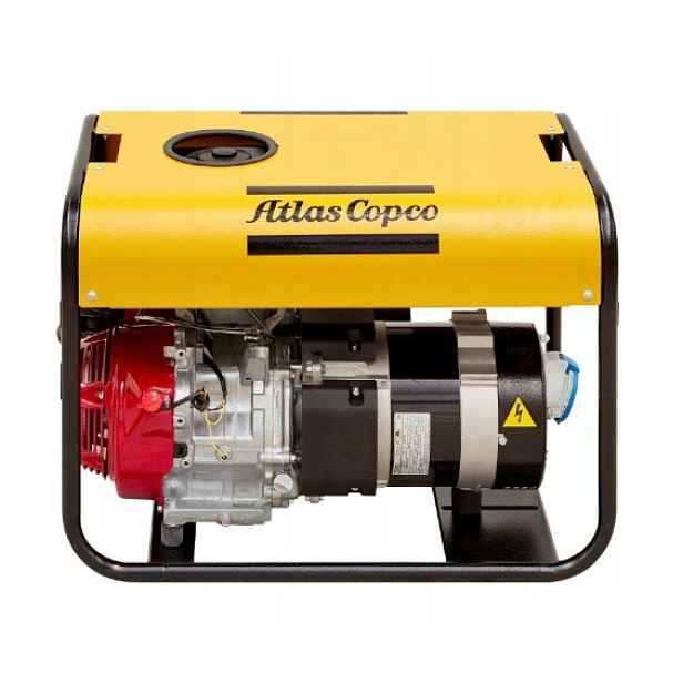 Elektrický generátor Atlas Copco Qep 3.5 S5 1-fázový Avr Honda Gx 200