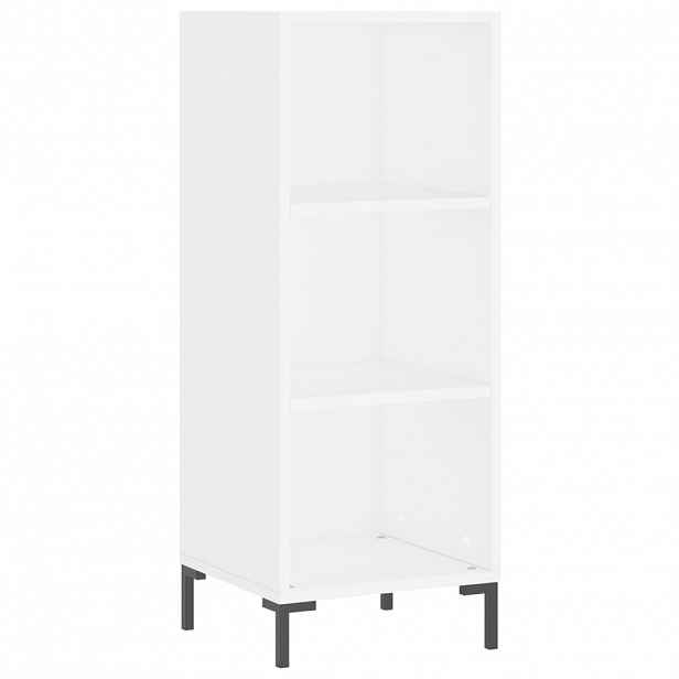 vidaXL Příborník bílý 34,5 x 32,5 x 90 cm kompozitní dřevo